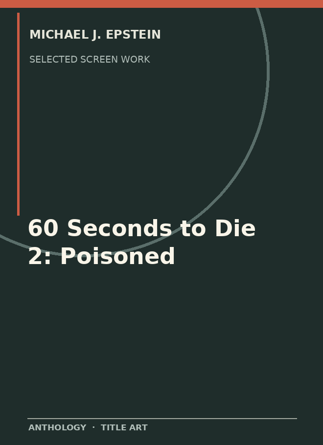 60 Seconds to Die 2: Poisoned artwork or production image
