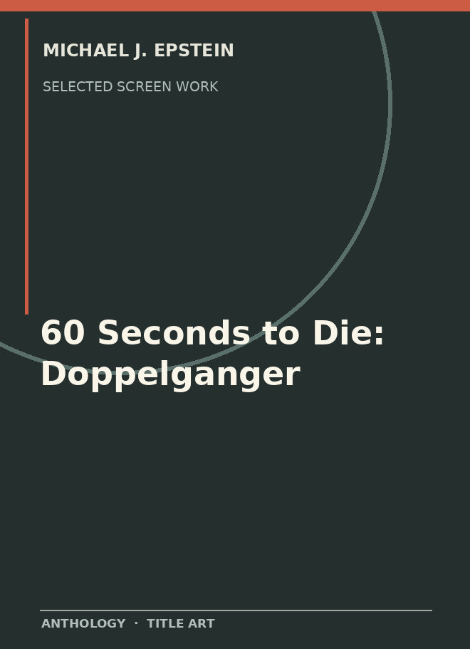 60 Seconds to Die: Doppelganger artwork or production image